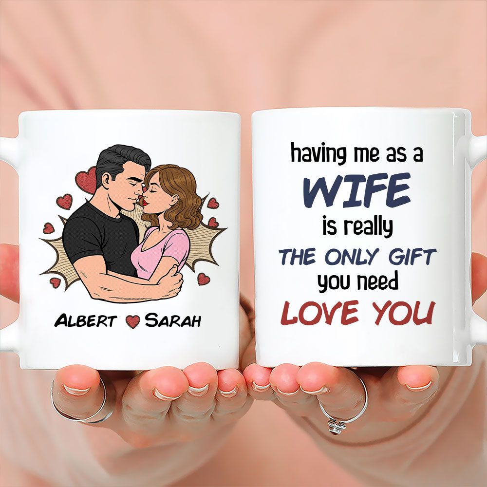 Custom Anniversary Keepsake Gifts For Couple • Only One You Need - Personalized Coffee Mug