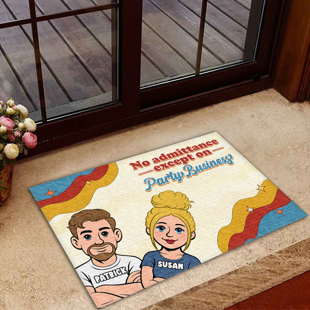 Come Bearing Party Snacks - Personalized Doormat