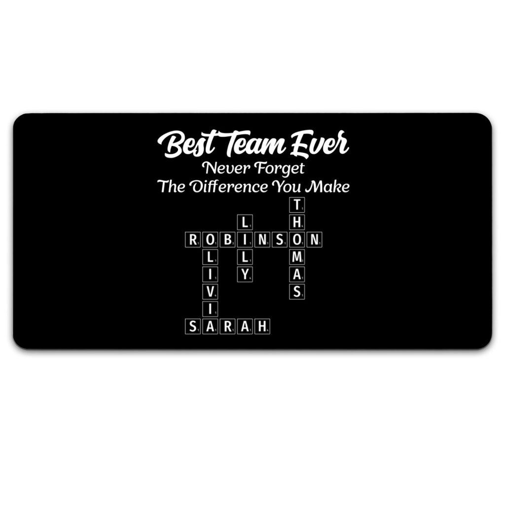 Best Team - Personalized Desk Mat