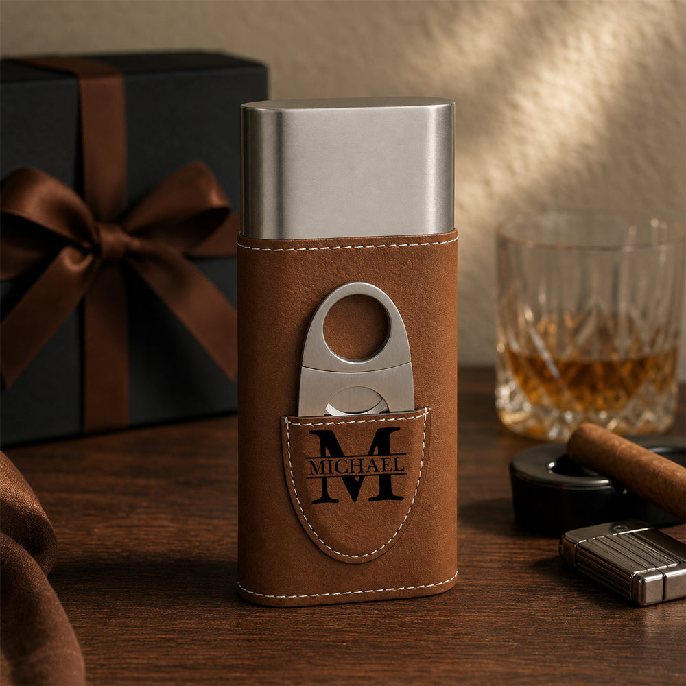 In The Backyard - Personalized Cigar Case