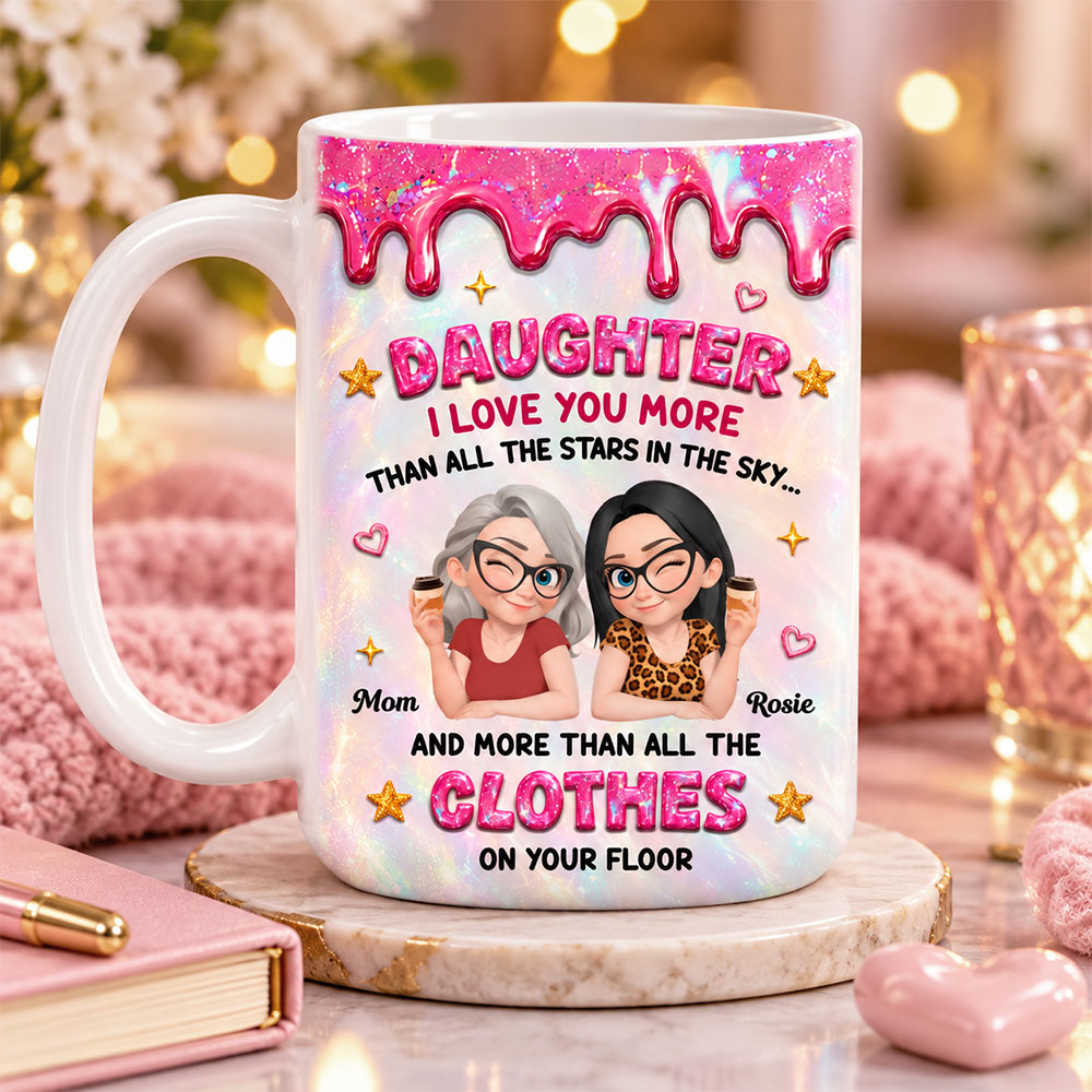 Custom Christmas & Birthday Gift for Daughter • Endless Love For My Daughter - Personalized Coffee Mug