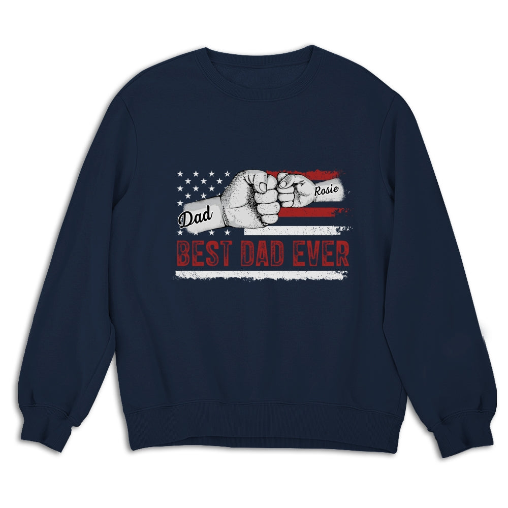 Custom Father's Day, Special Gift for Dad & Grandpa • To The Best Dad - Personalized Shirt