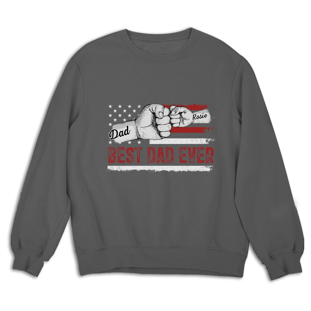 Custom Father's Day, Special Gift for Dad & Grandpa • To The Best Dad - Personalized Shirt
