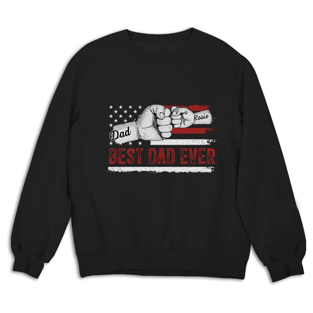 Custom Father's Day, Special Gift for Dad & Grandpa • To The Best Dad - Personalized Shirt