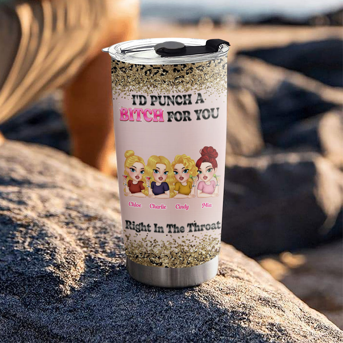 Custom Christmas Birthday Gifts For Best Friend • Punch For You - Personalized Tumbler
