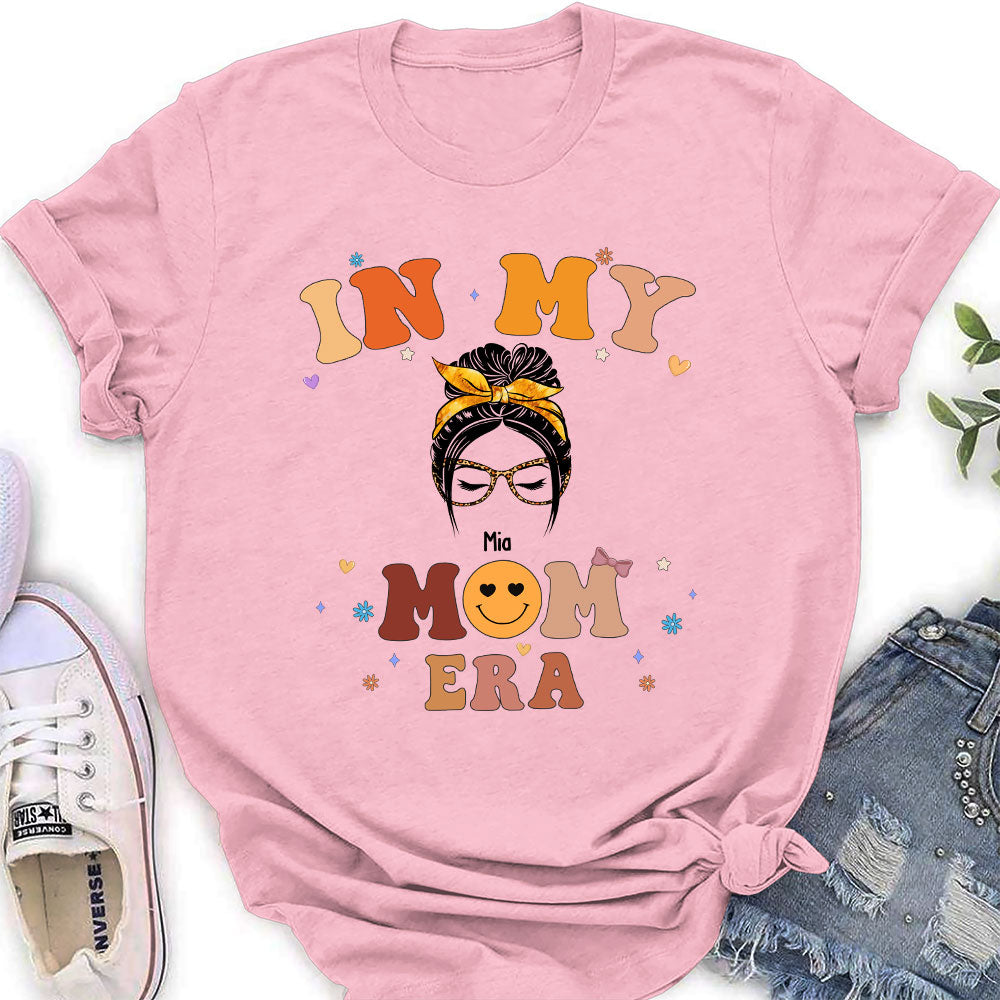 Custom Christmas & Birthday Gift for Mom, Grandma • In My Mom Era - Personalized Shirt