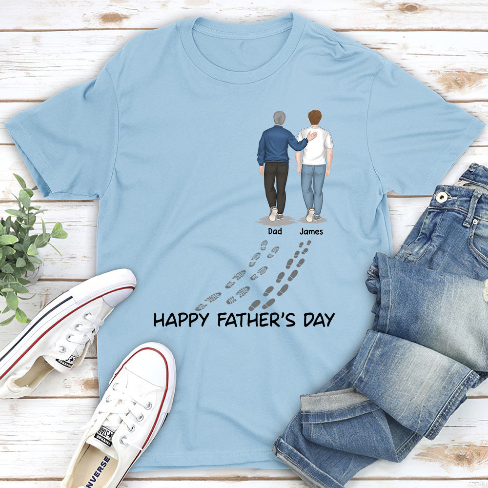 Custom Father's Day, Special Gift for Dad & Grandpa • My Dad Is My Hero - Personalized Shirt