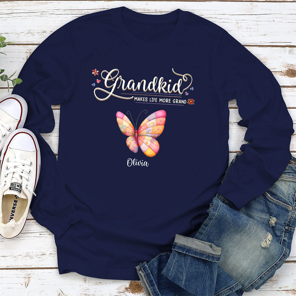 Custom Mother's Day Gift for Mom & Grandma • Grandma Butterflies - Personalized Shirt