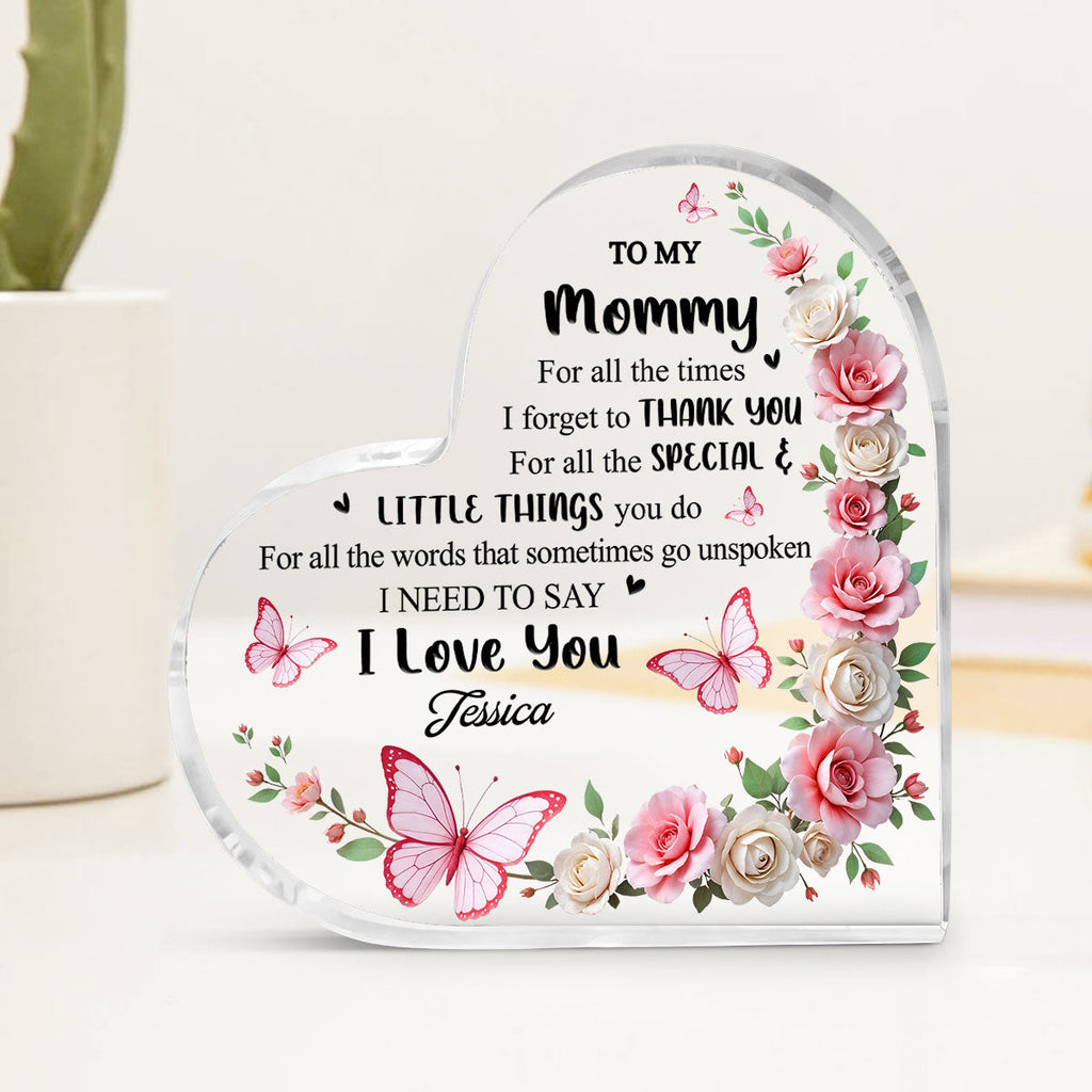 Custom Mother's Day Decor, Gift for Mom & Grandma • To My Mother - Personalized Acrylic Plaque