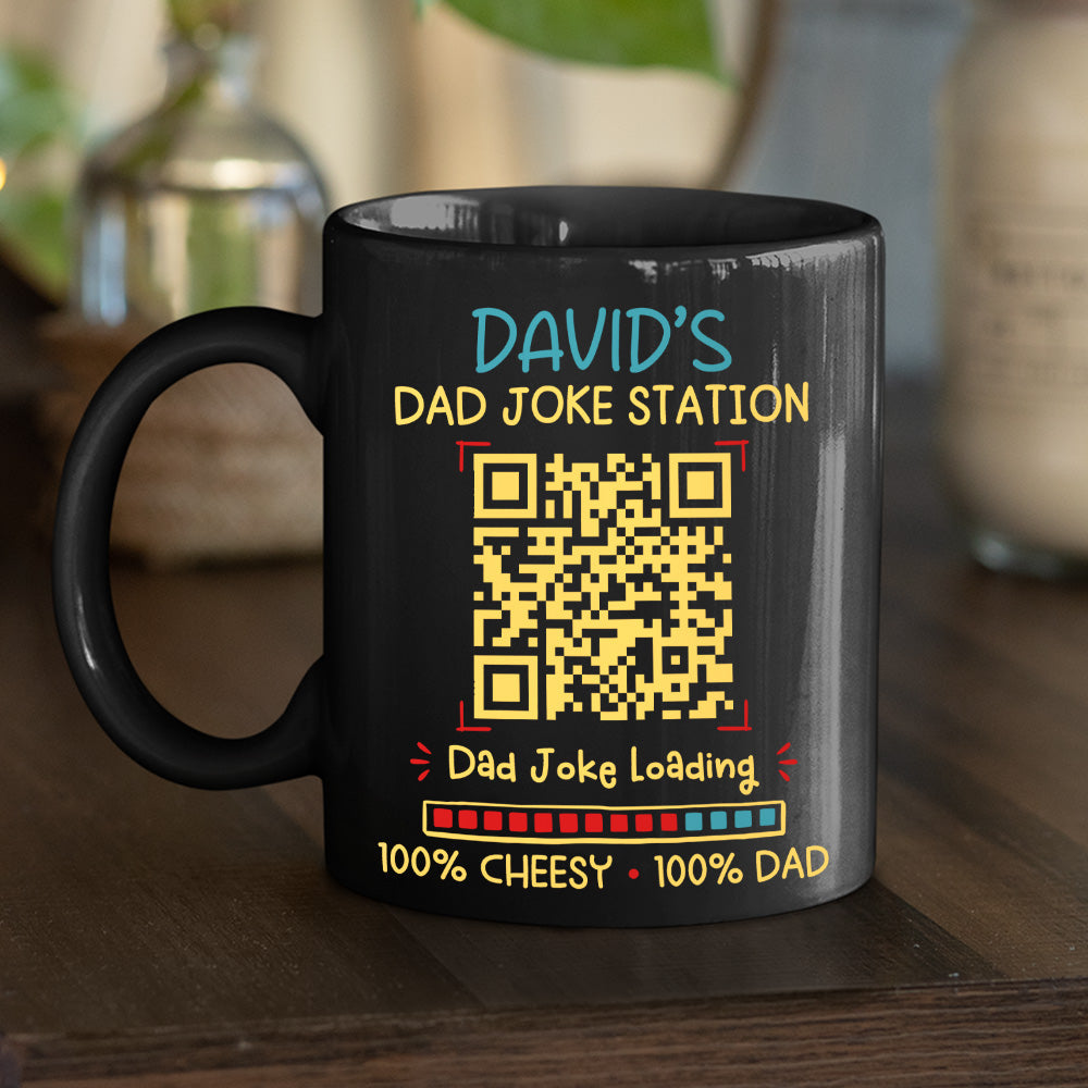 Custom Christmas & Birthday Gift for Dad • Cheesy Dad Joke - Personalized Coffee Mug
