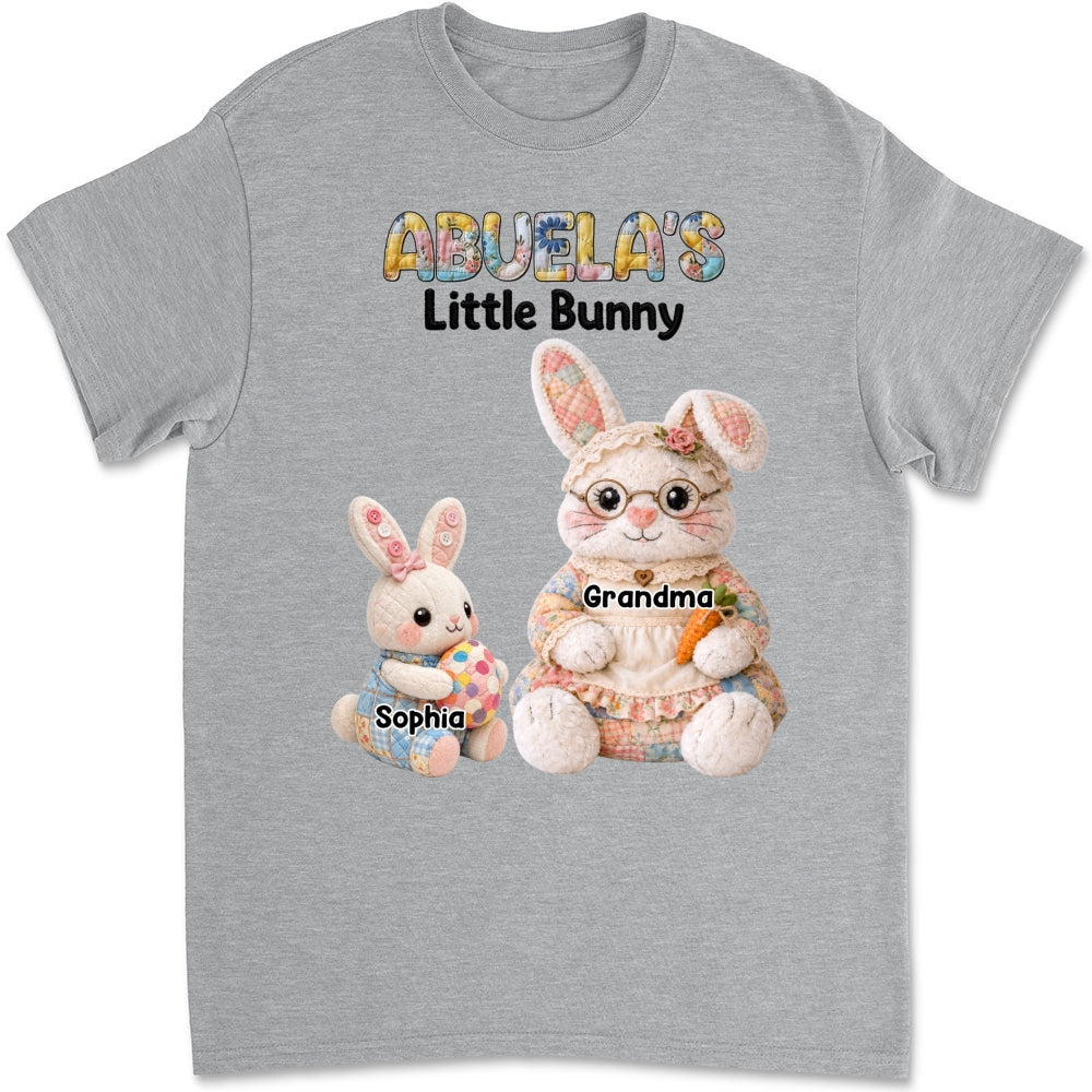 Custom Christmas & Birthday Gift for Grandma • Grandma Bunny Garden - Personalized Shirt