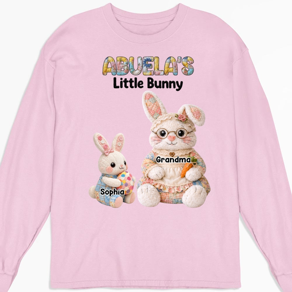 Custom Christmas & Birthday Gift for Grandma • Grandma Bunny Garden - Personalized Shirt