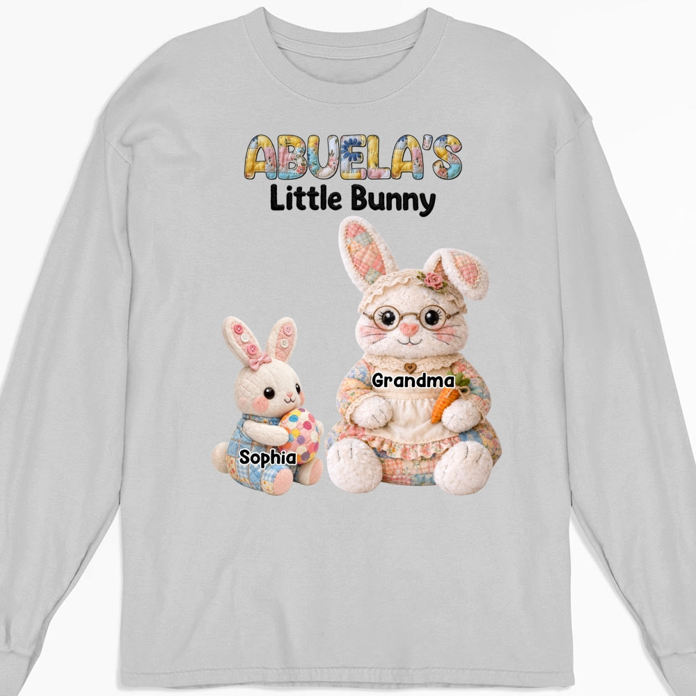 Custom Christmas & Birthday Gift for Grandma • Grandma Bunny Garden - Personalized Shirt