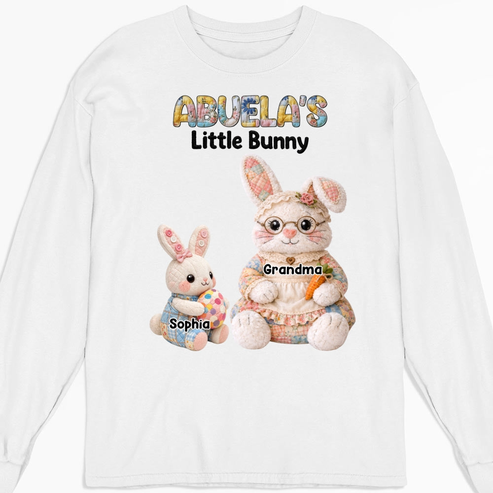 Custom Christmas & Birthday Gift for Grandma • Grandma Bunny Garden - Personalized Shirt