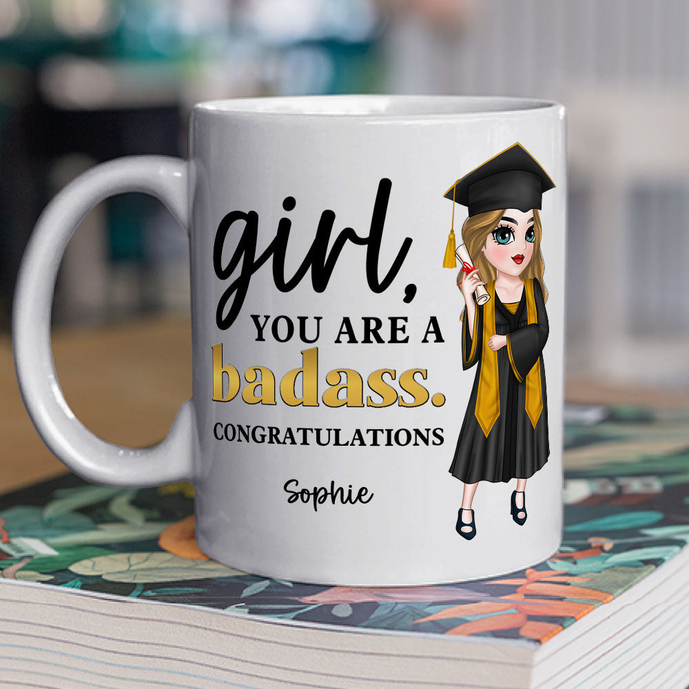 Custom Christmas & Birthday Keepsake Gift • You Are A Badass - Personalized Coffee Mug