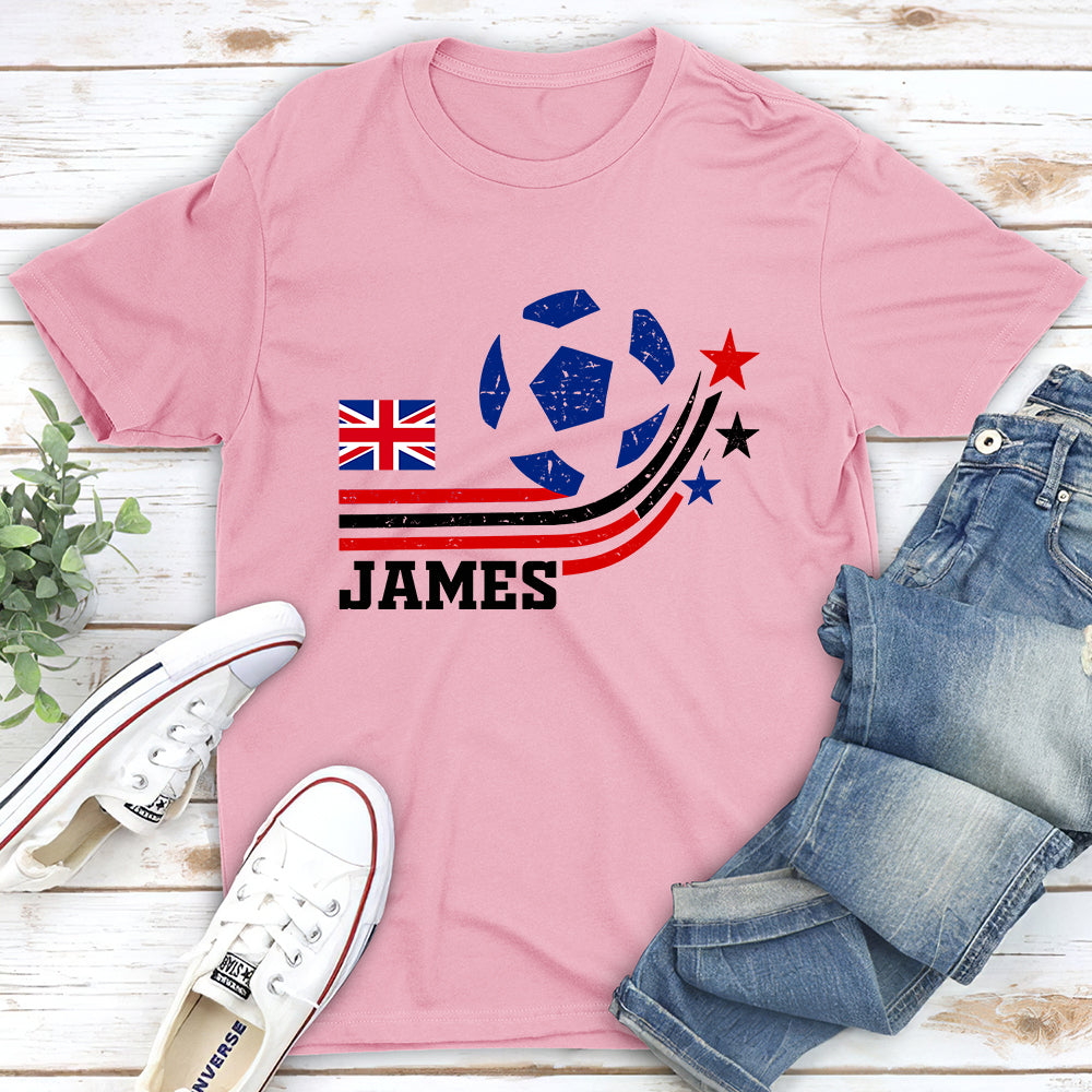 Custom Christmas & Birthday Keepsake Gift • Retro Football - Personalized Shirt