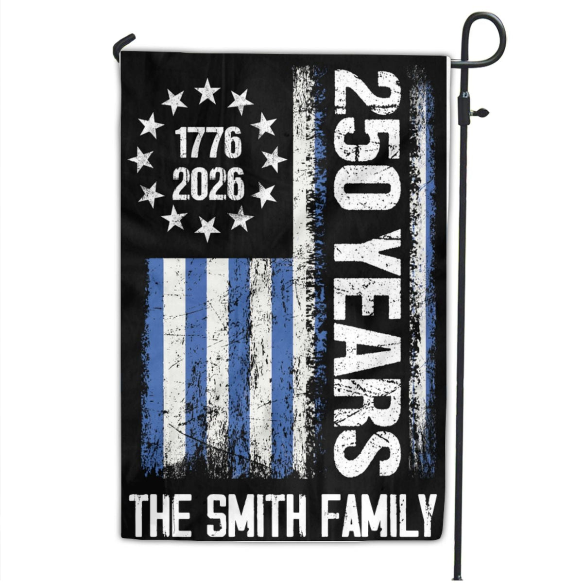 Liberty Lives In Our Home - Personalized Flag