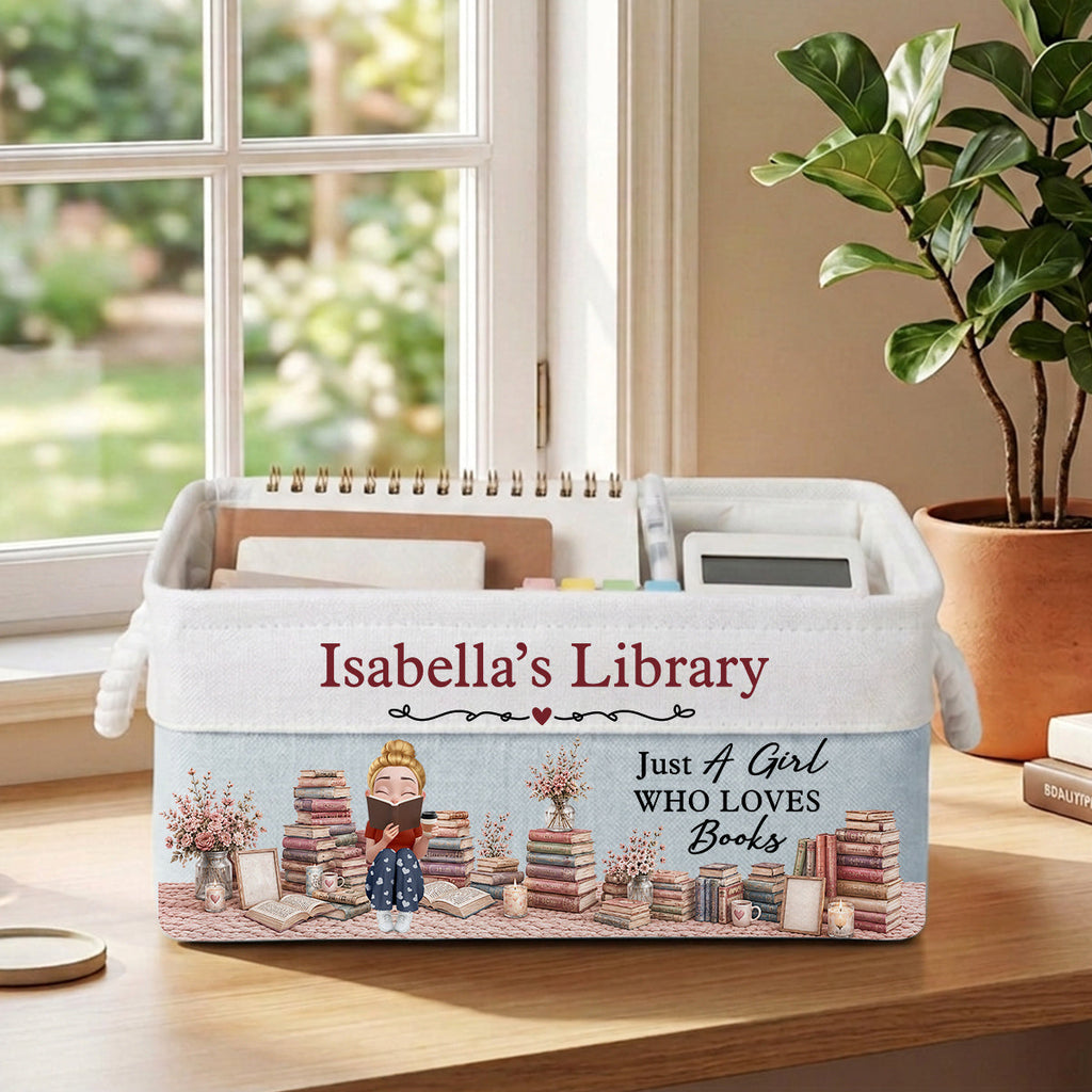 My Little Library - Personalized Storage Basket