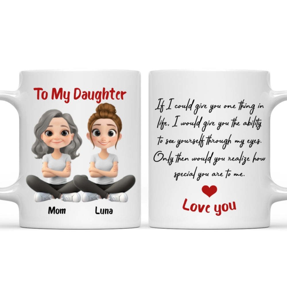 Custom Christmas & Birthday Gift for Daughter • How Special You Are - Personalized Coffee Mug