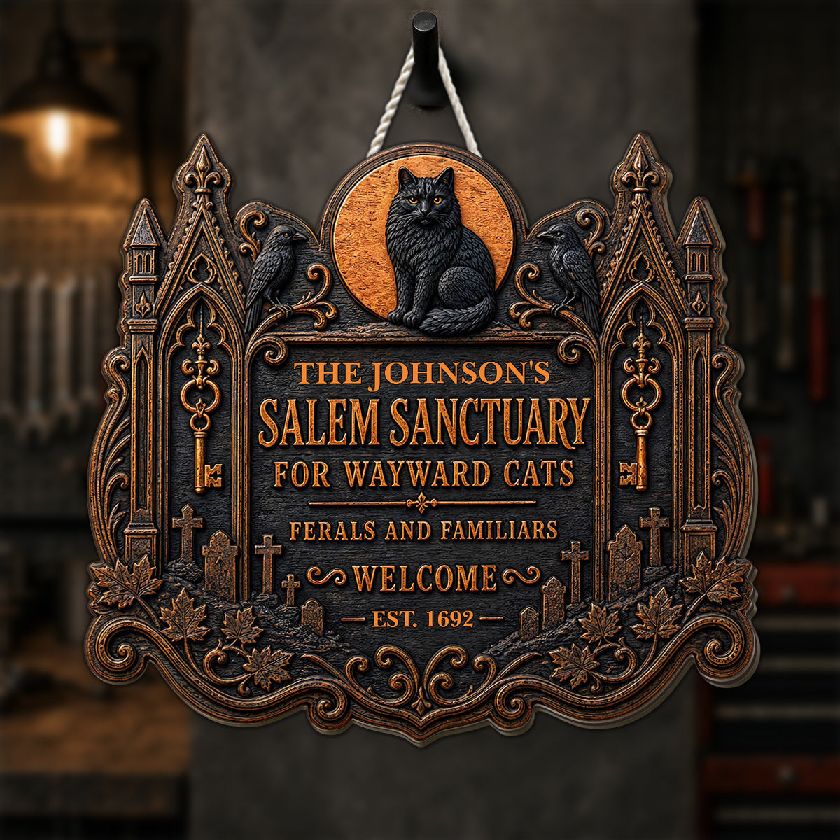 Welcome To Salem - Personalized Wood Sign