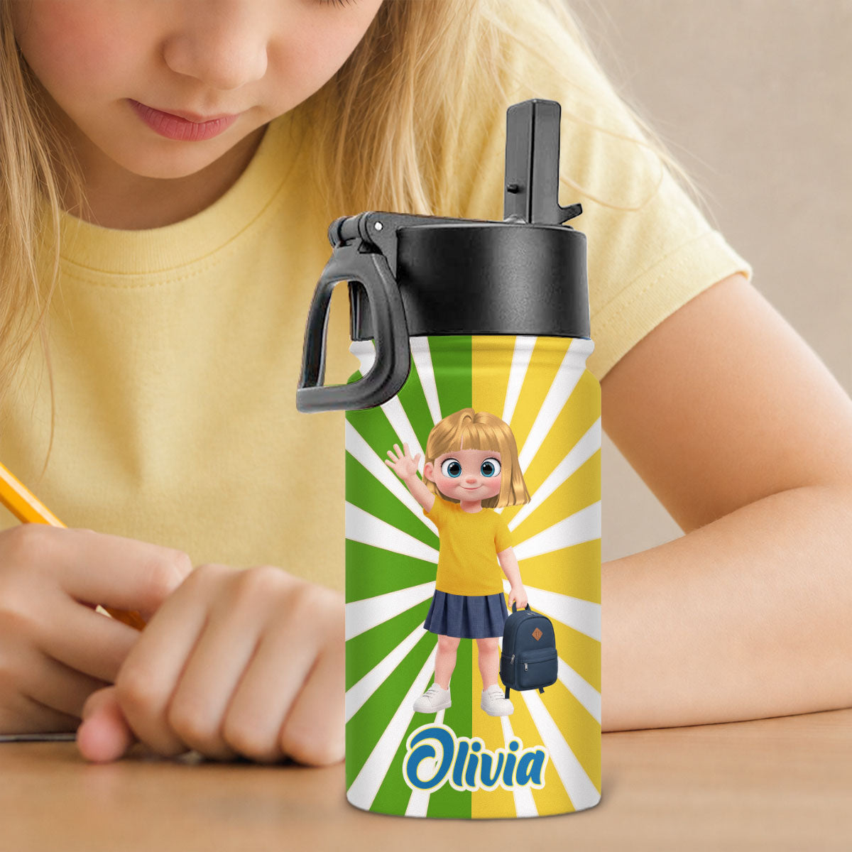 Little Learner - Personalized Kids Water Bottle