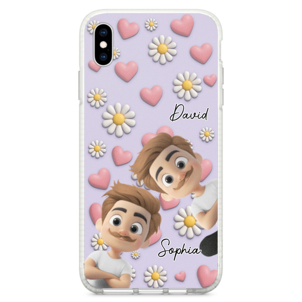 Grandkids Over Everything - Personalized 3D Effect Phone Case