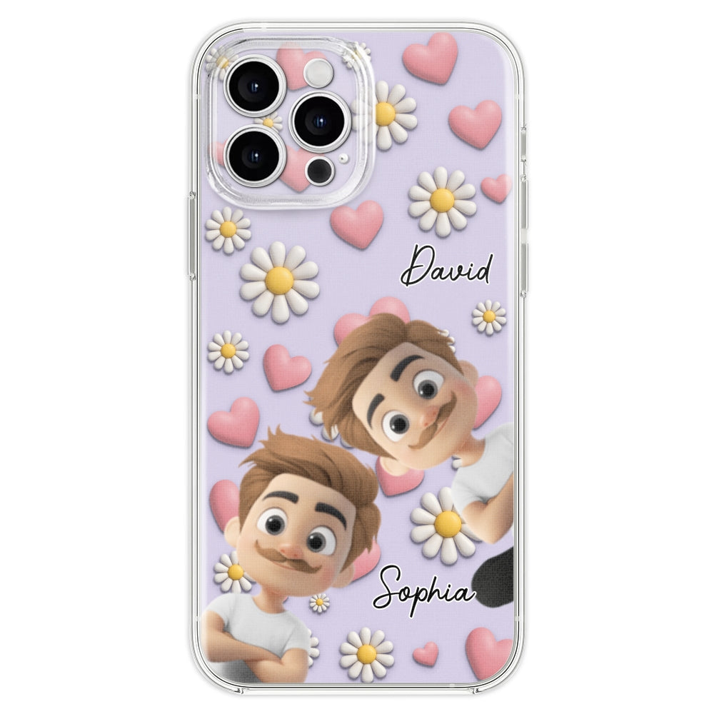 Grandkids Over Everything - Personalized 3D Effect Phone Case