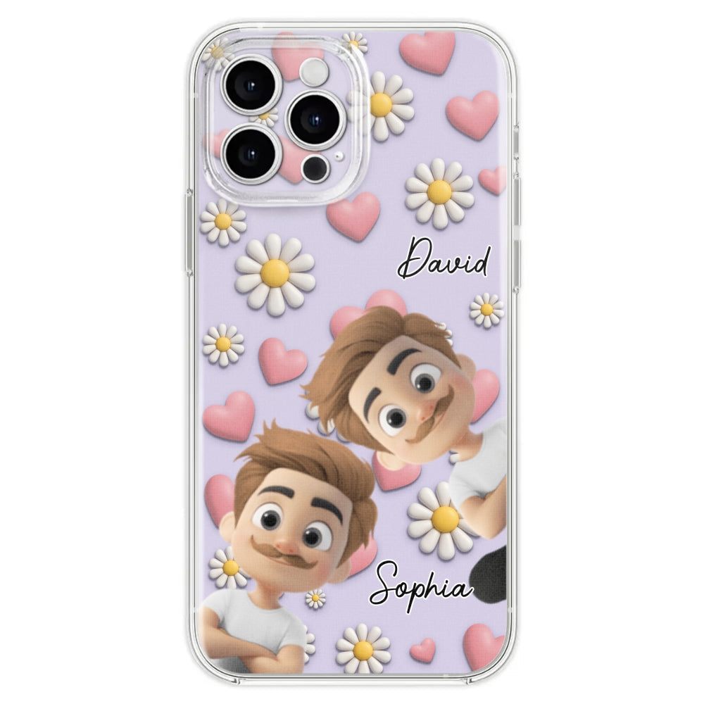 Grandkids Over Everything - Personalized 3D Effect Phone Case