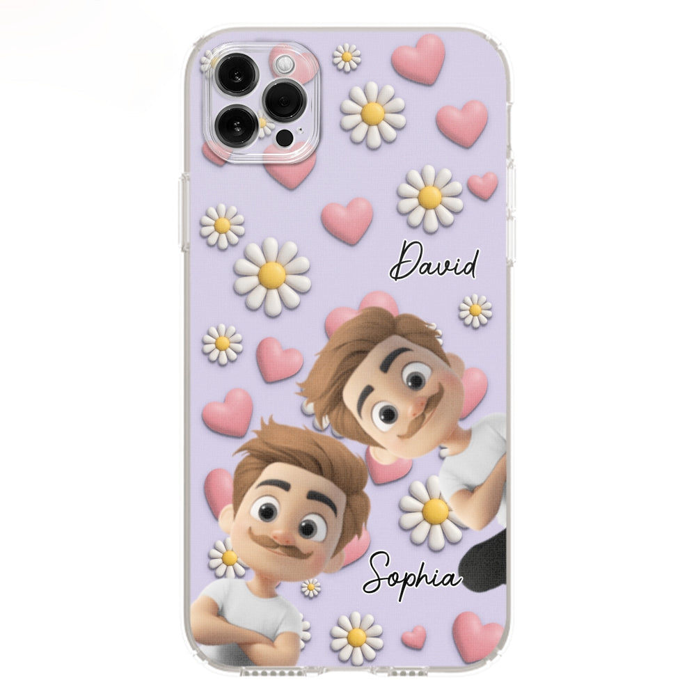 Grandkids Over Everything - Personalized 3D Effect Phone Case