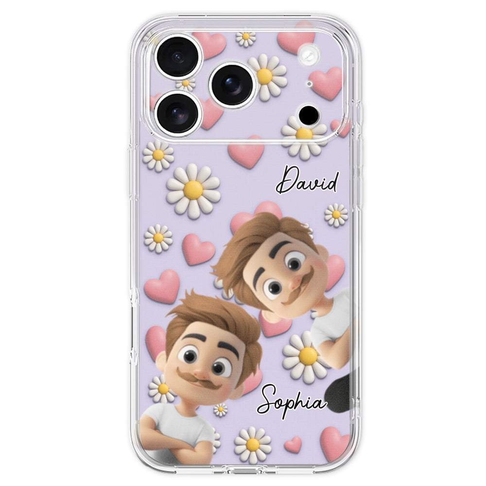 Grandkids Over Everything - Personalized 3D Effect Phone Case