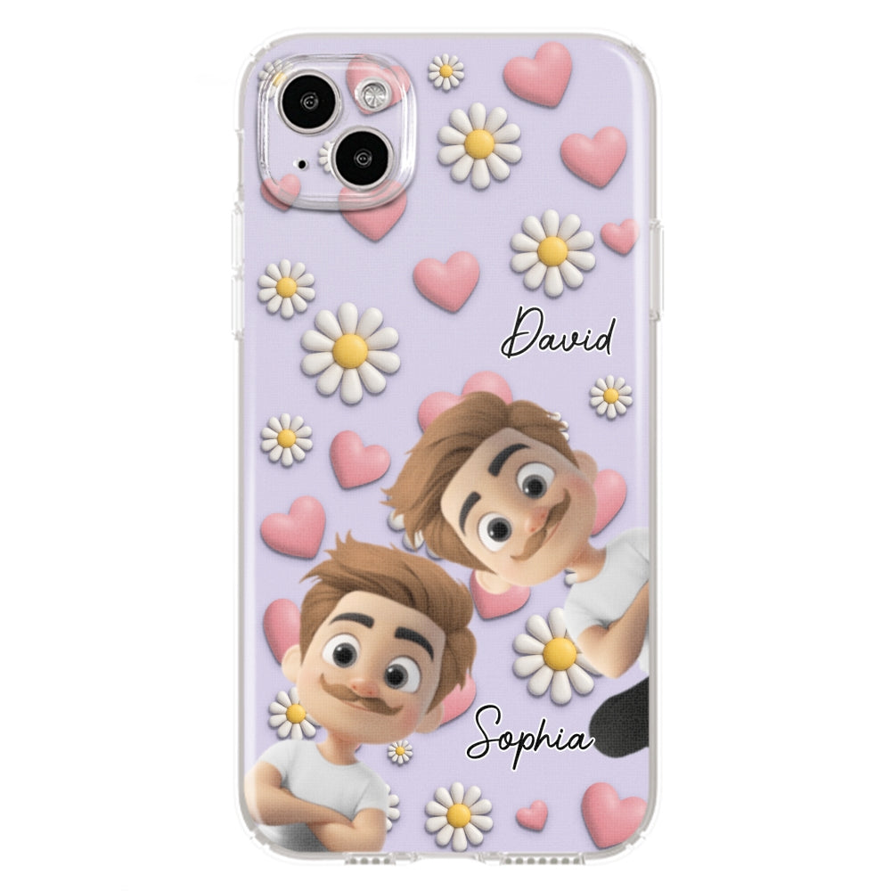 Grandkids Over Everything - Personalized 3D Effect Phone Case