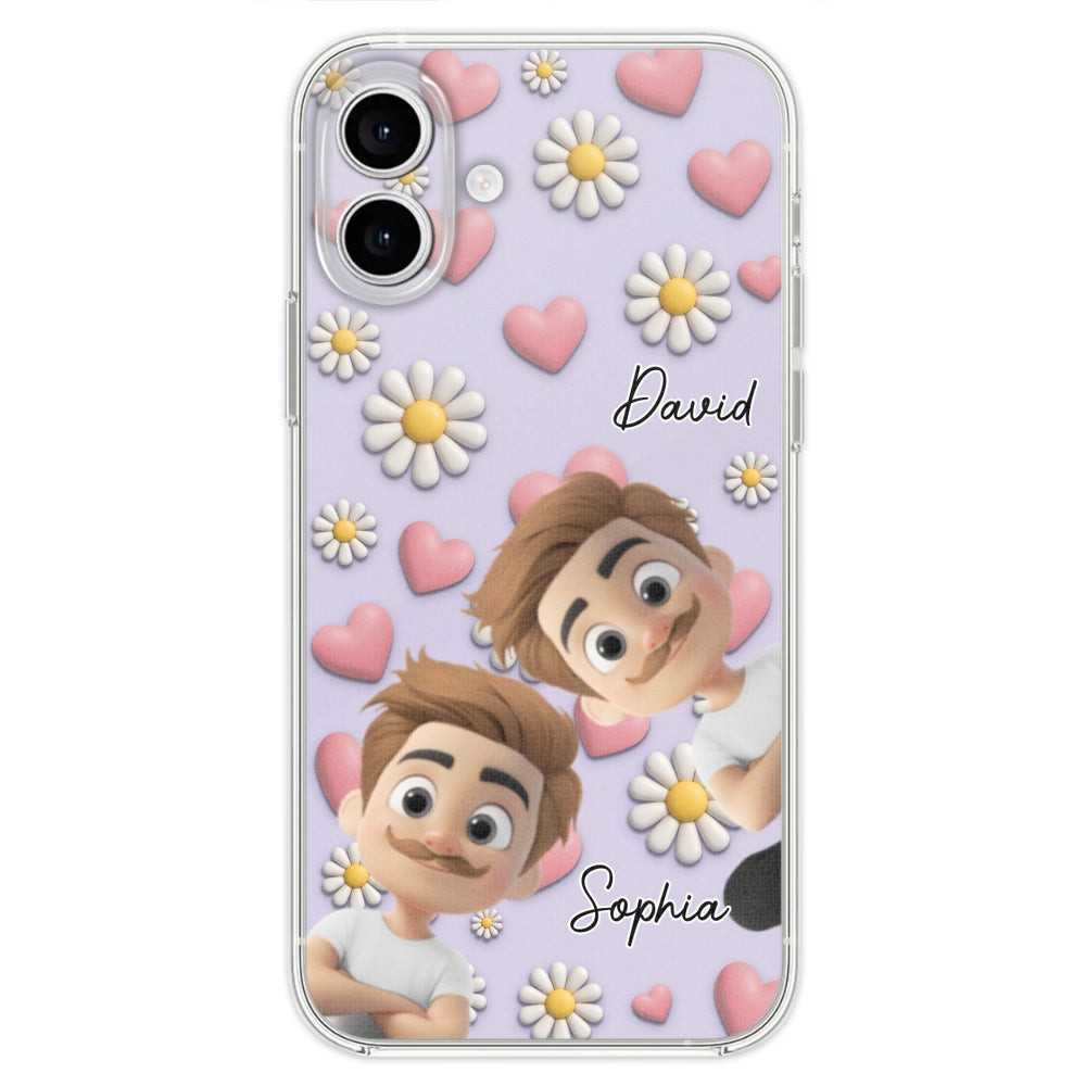 Grandkids Over Everything - Personalized 3D Effect Phone Case