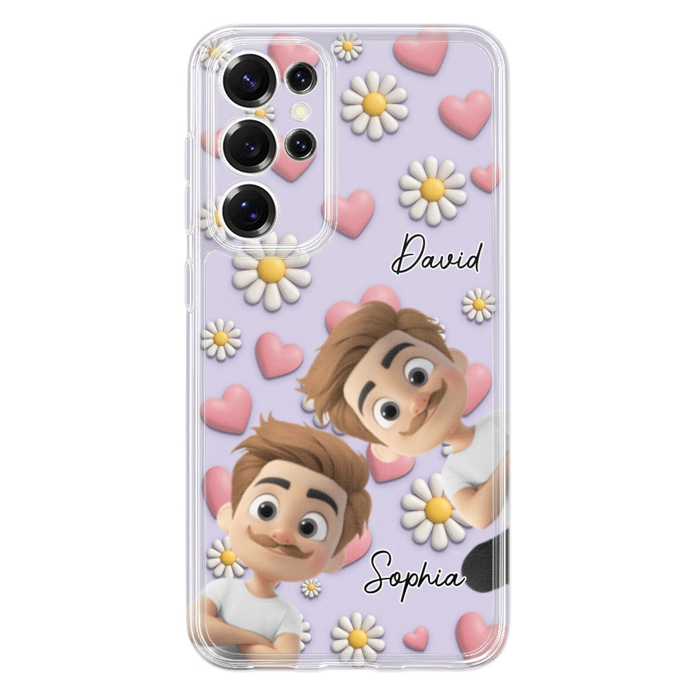 Grandkids Over Everything - Personalized 3D Effect Phone Case