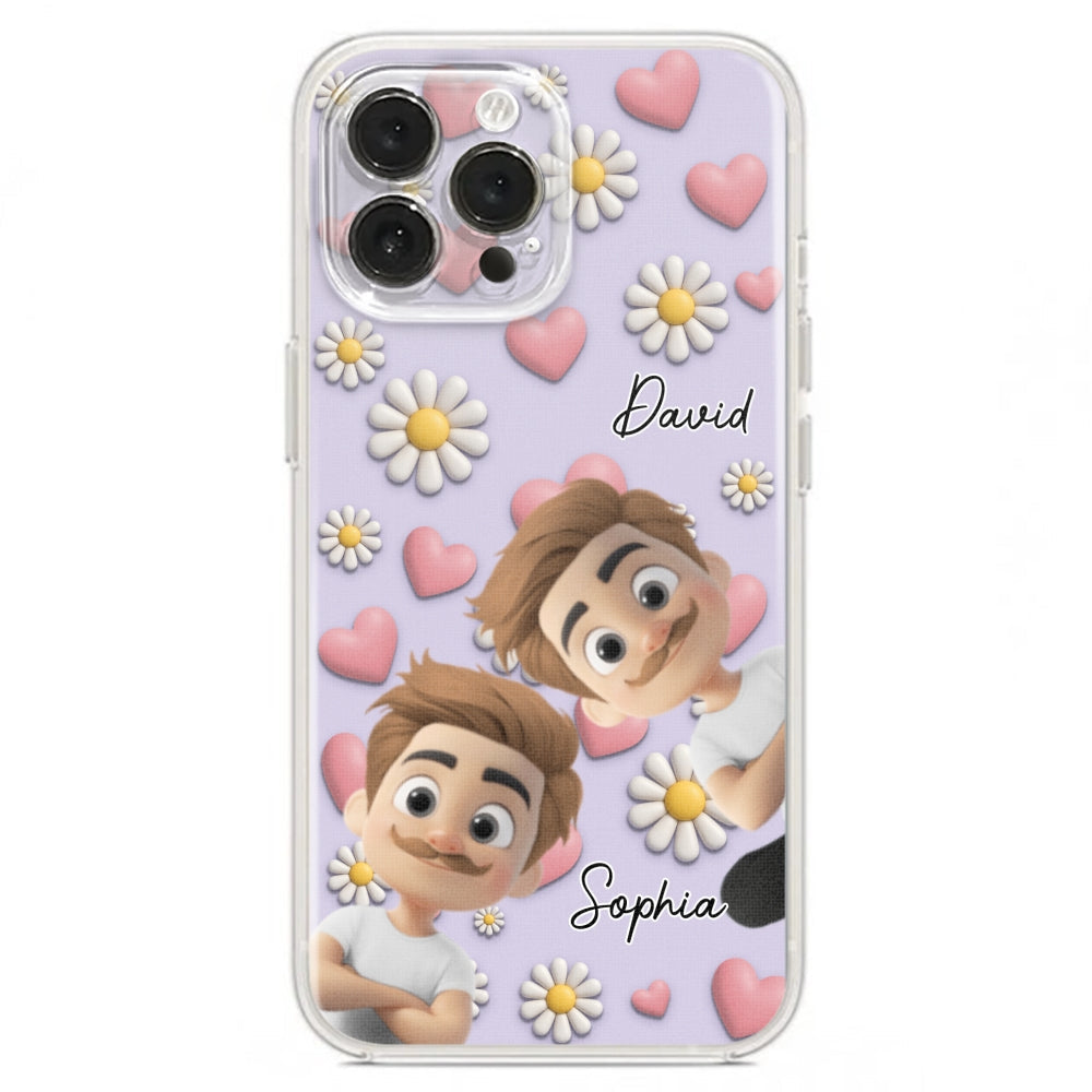 Grandkids Over Everything - Personalized 3D Effect Phone Case