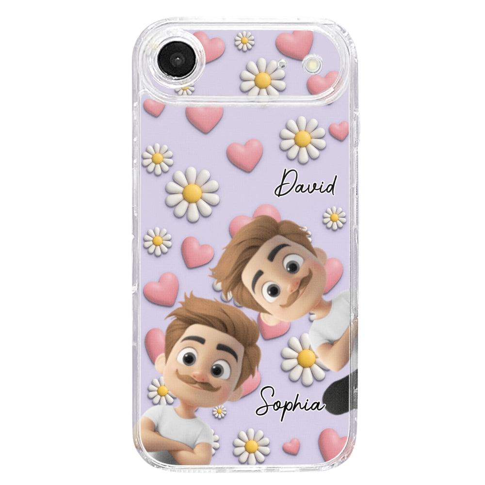 Grandkids Over Everything - Personalized 3D Effect Phone Case