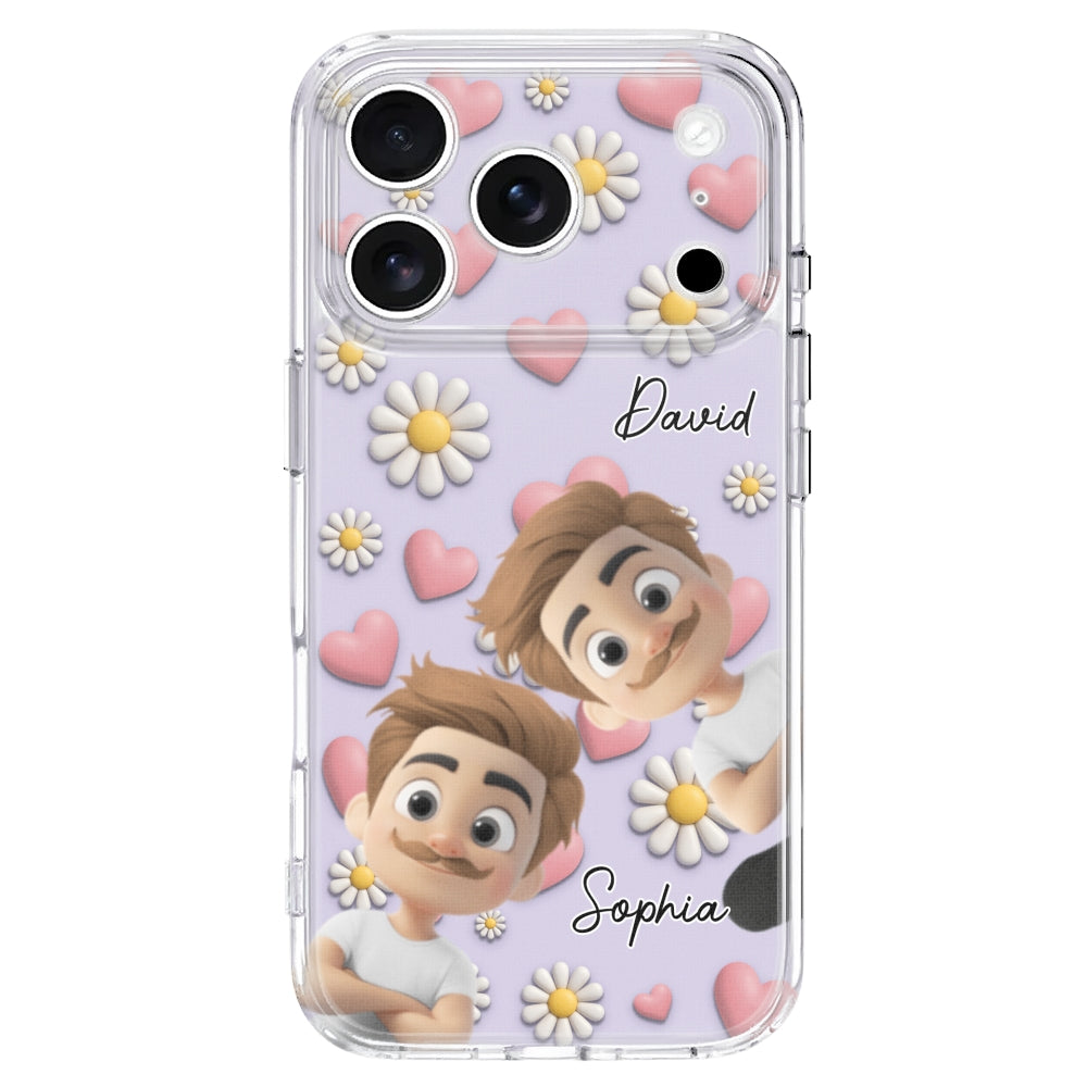 Grandkids Over Everything - Personalized 3D Effect Phone Case