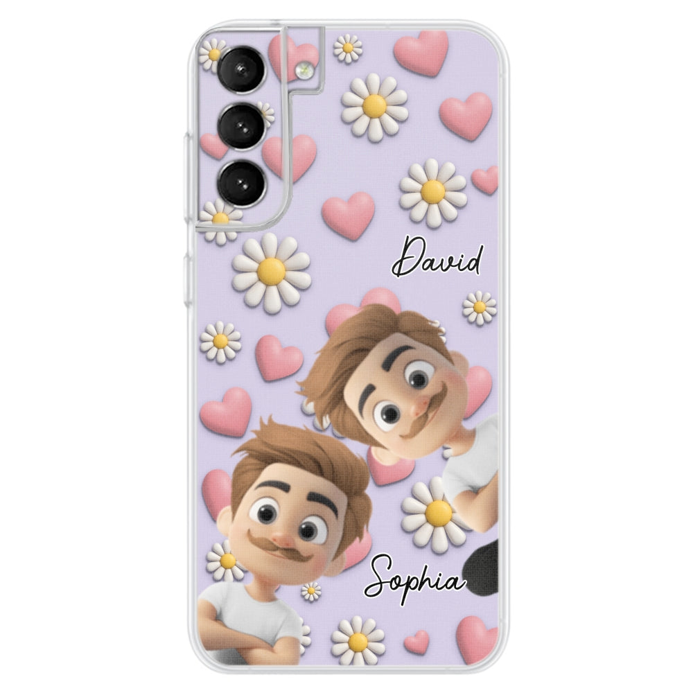 Grandkids Over Everything - Personalized 3D Effect Phone Case