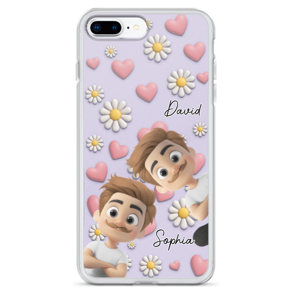 Grandkids Over Everything - Personalized 3D Effect Phone Case