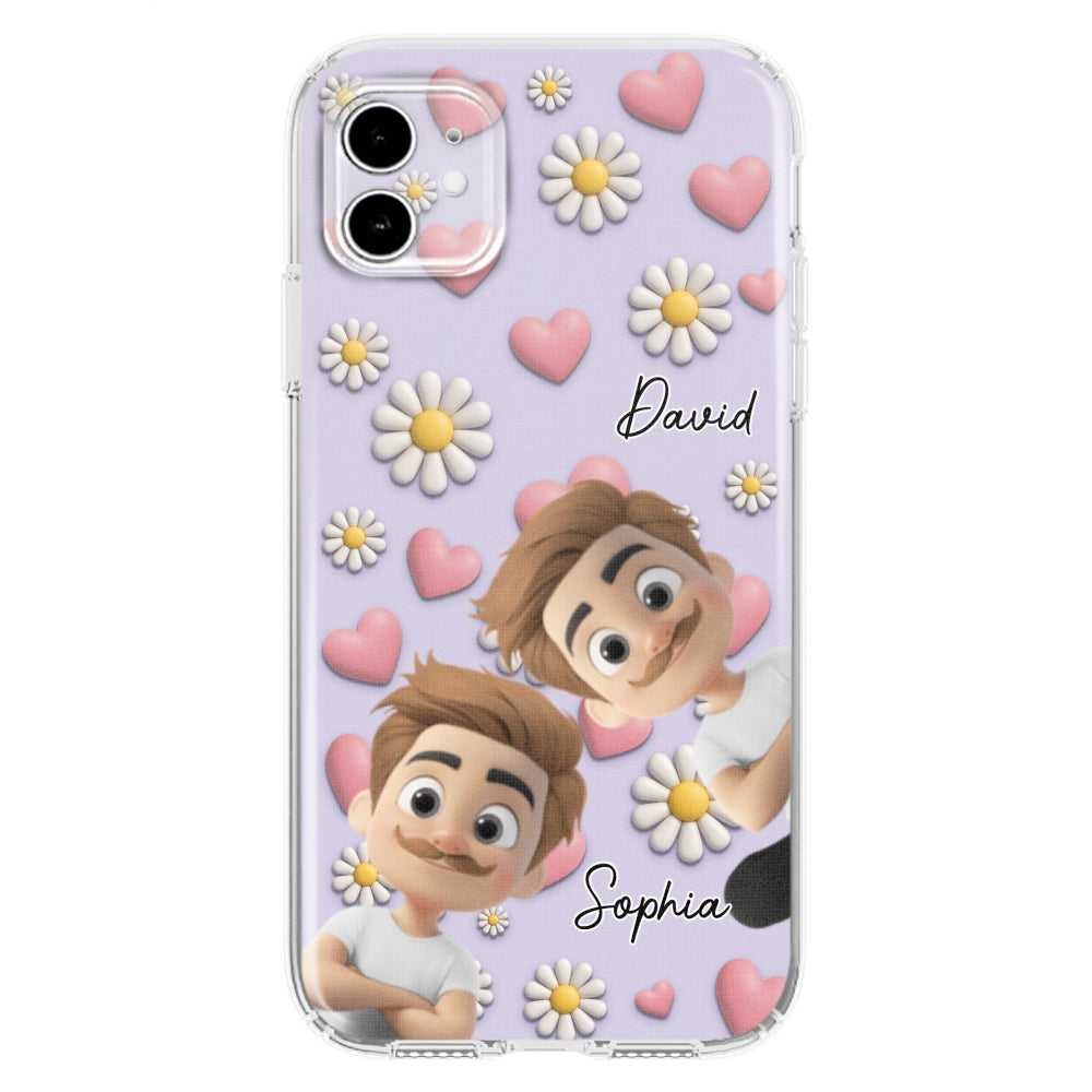 Grandkids Over Everything - Personalized 3D Effect Phone Case