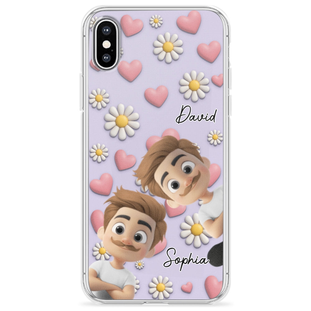 Grandkids Over Everything - Personalized 3D Effect Phone Case
