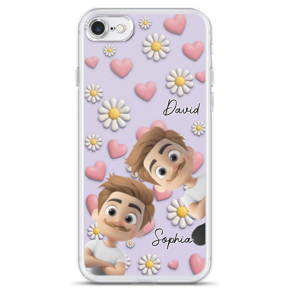 Grandkids Over Everything - Personalized 3D Effect Phone Case