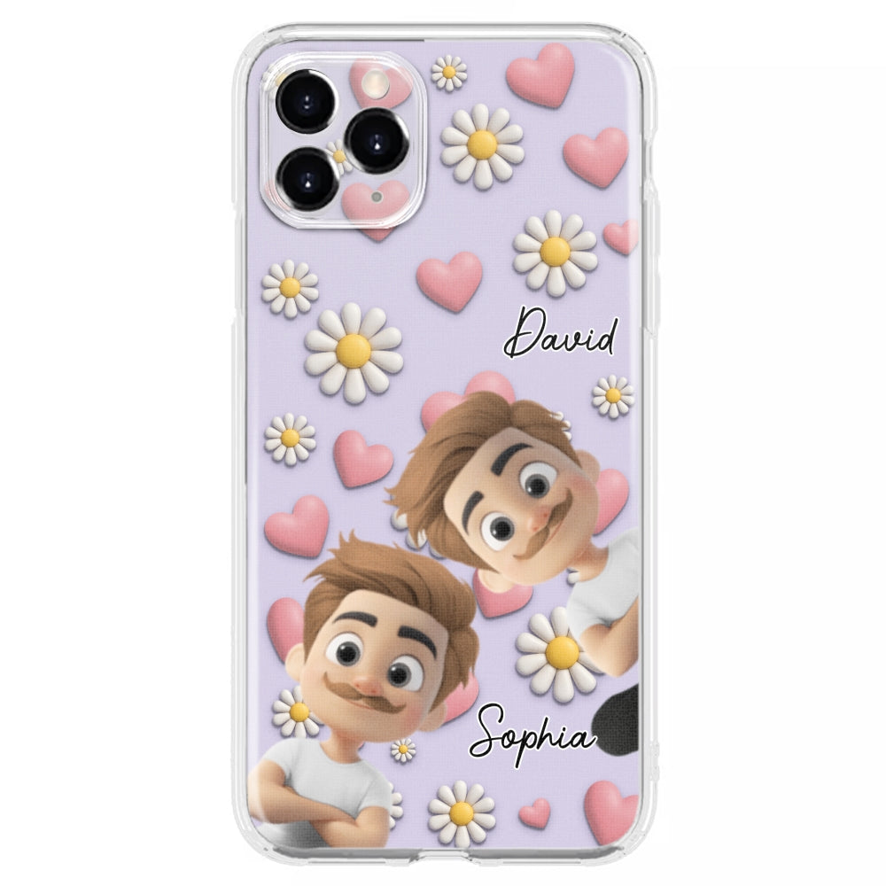 Grandkids Over Everything - Personalized 3D Effect Phone Case