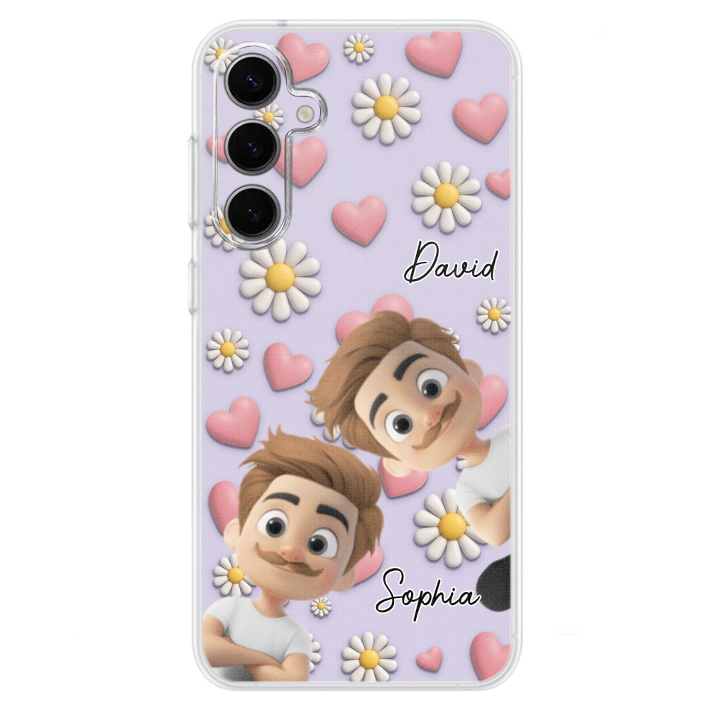 Grandkids Over Everything - Personalized 3D Effect Phone Case