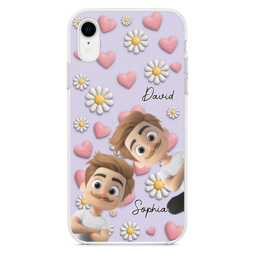 Grandkids Over Everything - Personalized 3D Effect Phone Case