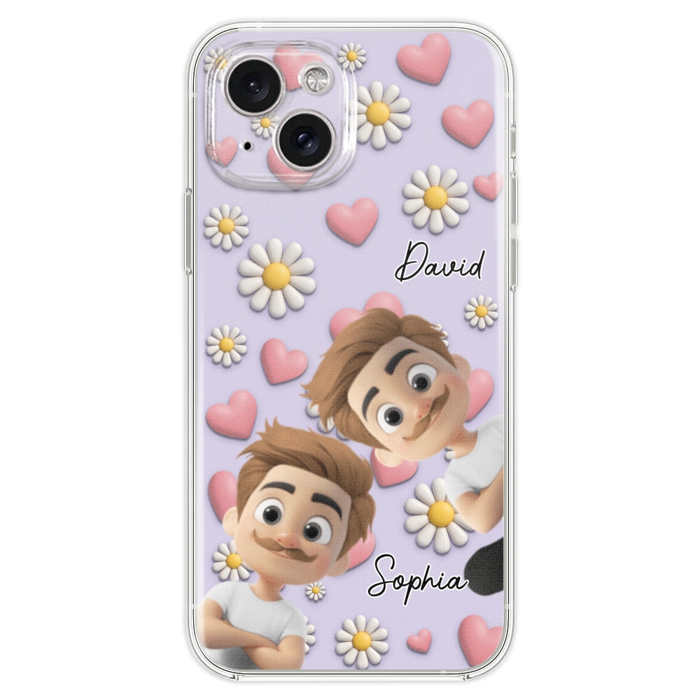 Grandkids Over Everything - Personalized 3D Effect Phone Case