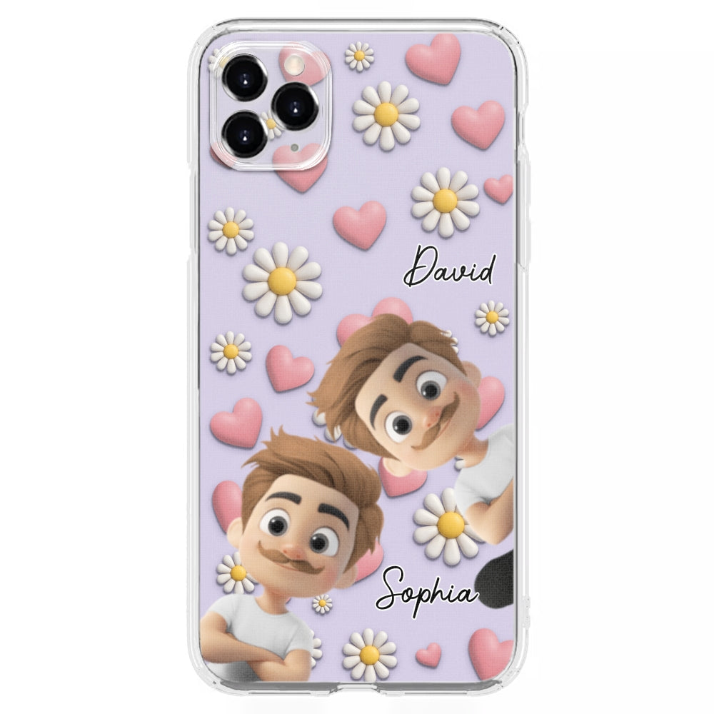 Grandkids Over Everything - Personalized 3D Effect Phone Case
