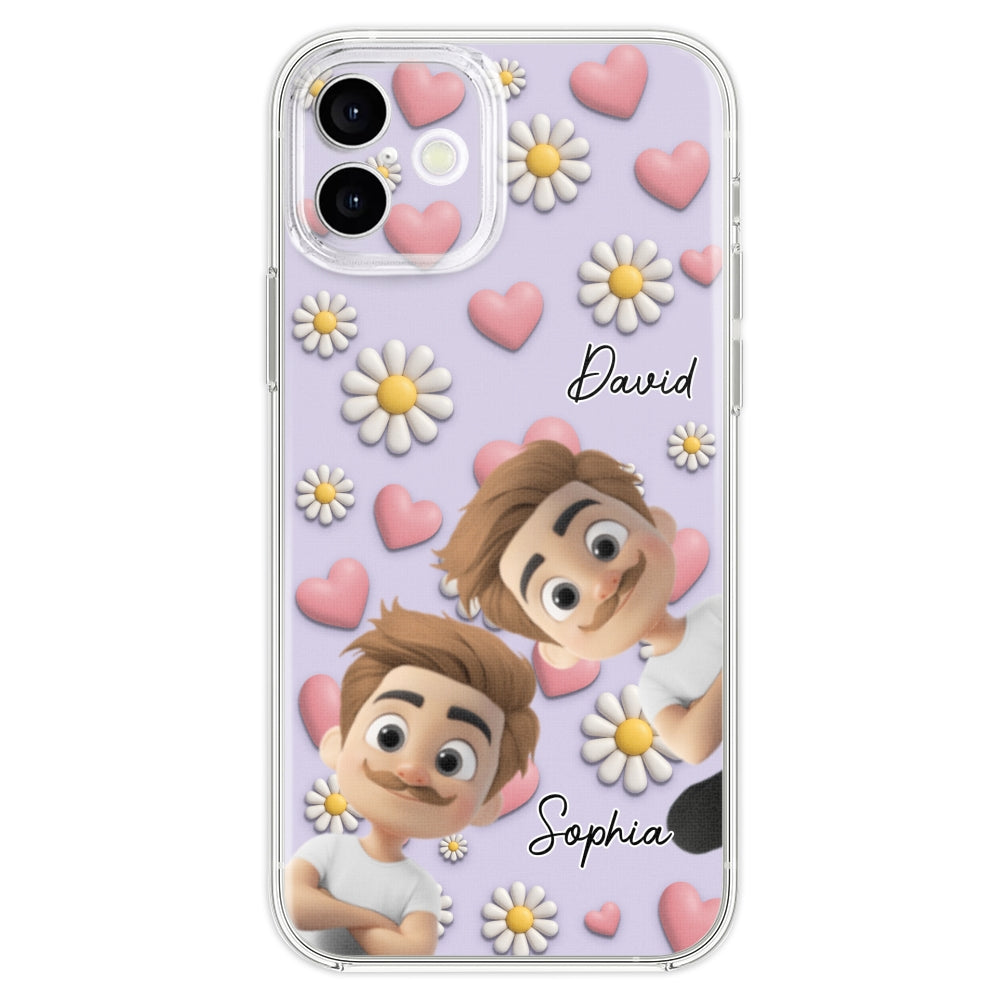 Grandkids Over Everything - Personalized 3D Effect Phone Case