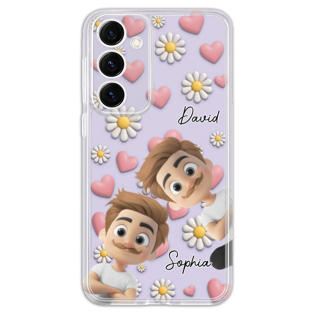 Grandkids Over Everything - Personalized 3D Effect Phone Case