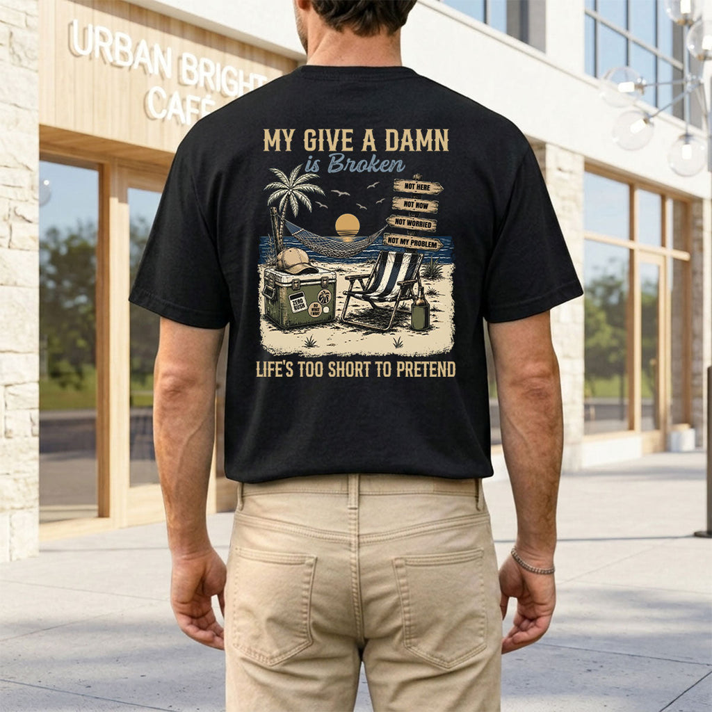 Custom Christmas & Birthday Keepsake Gift • Not My Problem Vacation - Personalized Shirt