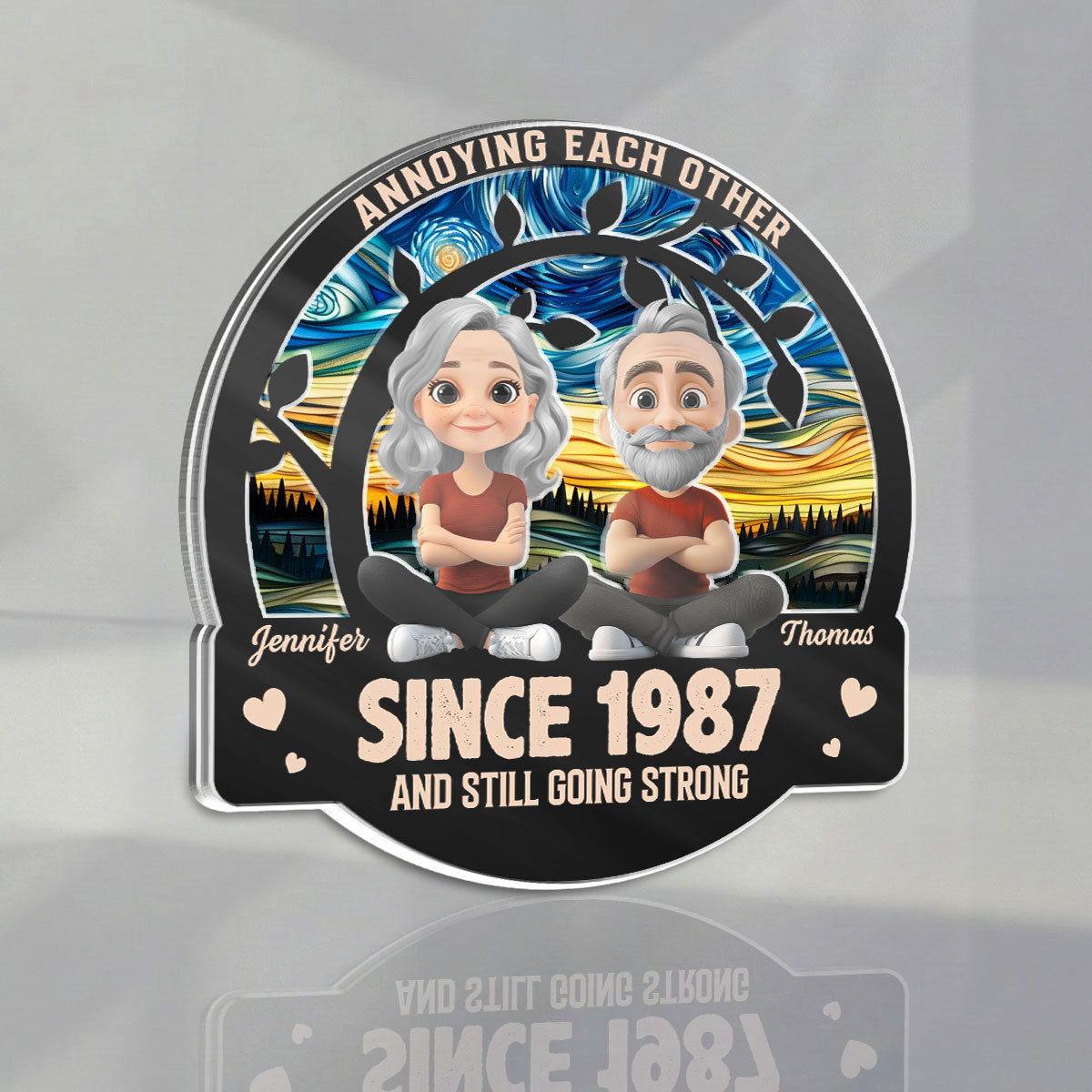 Annoying For Years - Personalized Acrylic Car Visor Clip